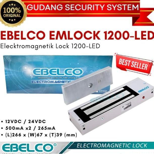 Ebelco Emlock 1200 Magnetic Lock (Em Lock 1200 Lbs)