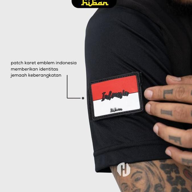 New Kaos Oblong Kantong Depan Taubat Series Premium Perlengkapan Haji dan Umroh Pria Hiban Store Nya