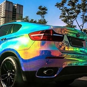 MAXDECAL 9500 AC05 BLUE Autonomic Chrome Iridescence Bunglon Mystic Sticker Vinyl Lentur Tahan Air