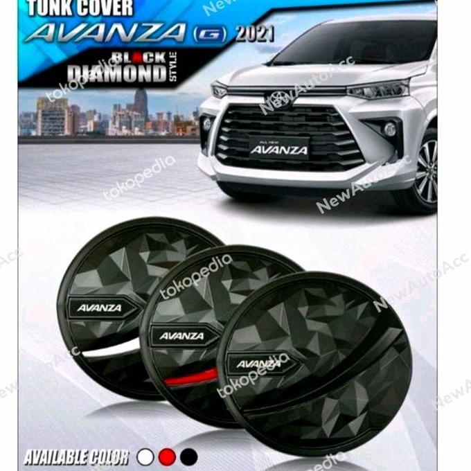 Tank Cover Hitam Doff Avanza 2022