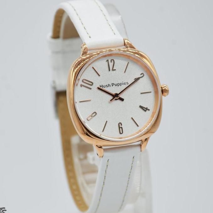 Hush Puppies Jam Tangan Wanita Kulit Putih 5013L-2501 Original