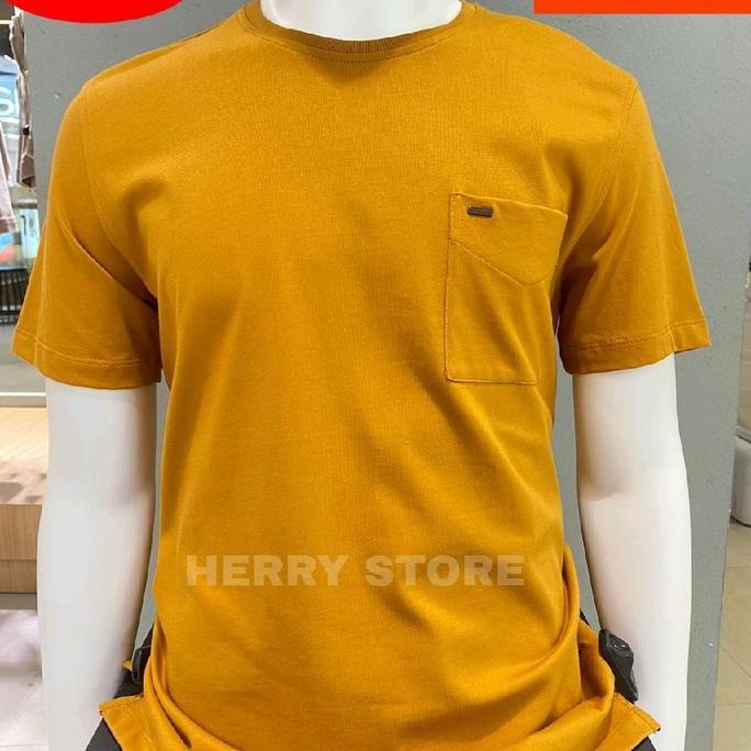 KAOS CARDINAL CASUAL ORIGINAL REGULER PREMIUM QUALITY WARNA KUNING Pria Baju