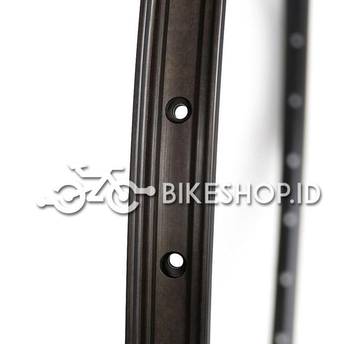 Velg Sepeda 26" / Rims Alloy Double Wall Untuk Sepeda 26inch Hitam 36H Crownking Without Logo (Polos