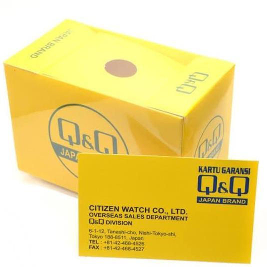 Q&Q QnQ QQ Analog Jam Tangan Rantai Gold Q969J001Y Original