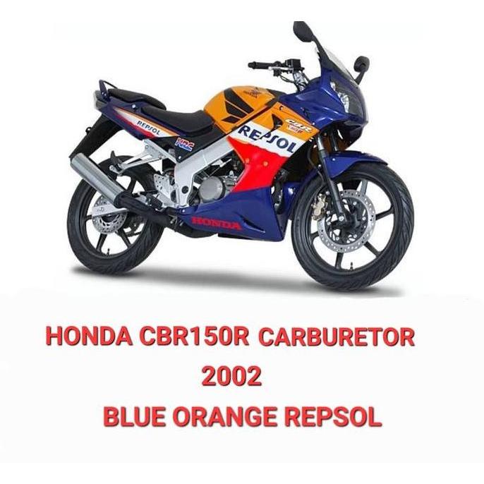 64240-KPP-900ZF : FAIRING PIPI ATAS KIRI BIRU DONGKER REPSOL CBR 150 R KARBU LAMA / COVER LAMPU DEPA