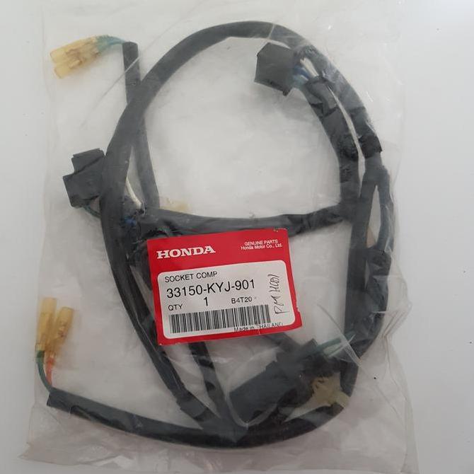 33150-KYJ-901 SOCET LAMPU DEPAN CBR 250R,  FITTING LAMPU DEPAN CBR 250R ORI IMPORT HONDA THAILAND