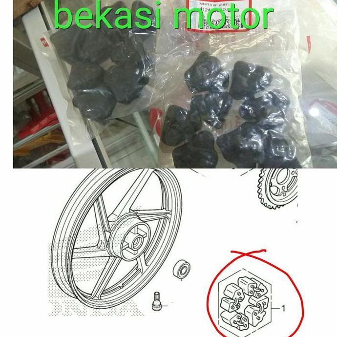 41241-KSP karet tromol honda new megapro verza cb 150r old cbr 150 old original