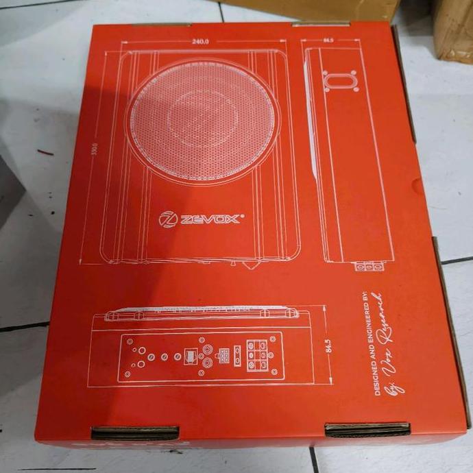 Subwoofer Kolong Vox Research Zevox ZV 8 Asp 8 inch box port
