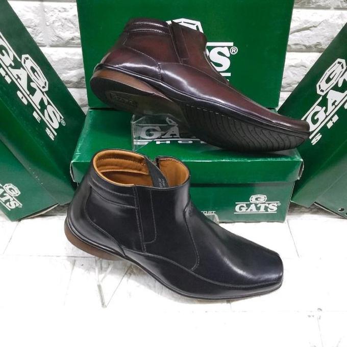 SEPATU KERJA BOOTS GATS ZU 051 PRIA KULIT ORIGINAL