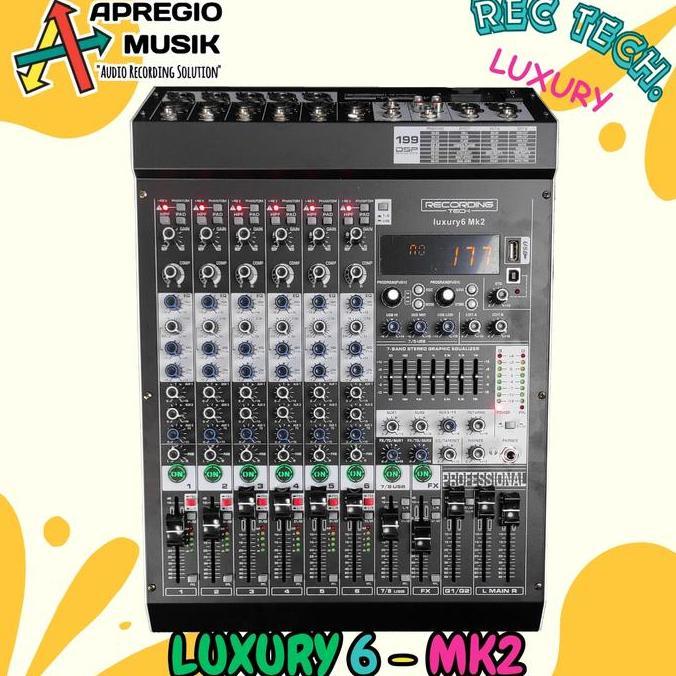 RECORDING TECH RT LUXURY 4 6 8 12 luxury4 luxury6 luxury8 luxury12 mk2 mk 2 mkII  USB Audio Mixer wi