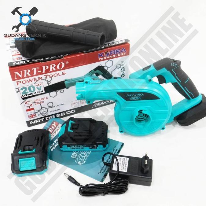 LEONAB MESIN HAND BLOWER NRT PRO DB28DC CORDLESS / Blower Tangan Blower Angin BATERAI NRT-PRO DB 28 