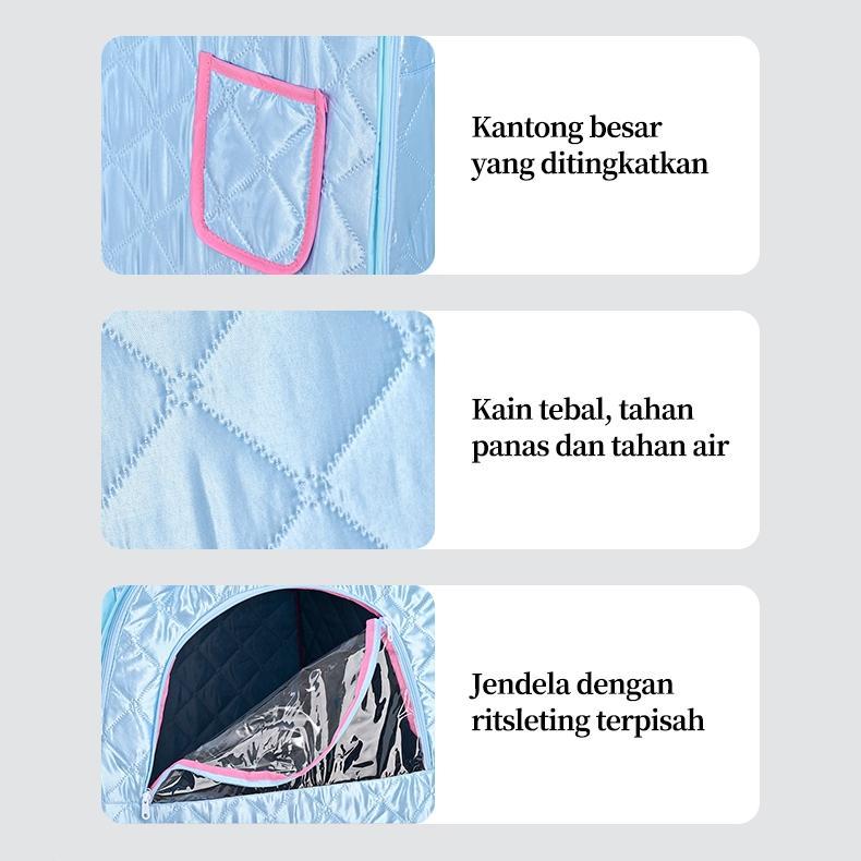 BEST DEALS BENBO Sauna Uap Lipat / Sauna Uap Rumah Tangga /Mesin Sauna Uap Portable/Sauna Portable S