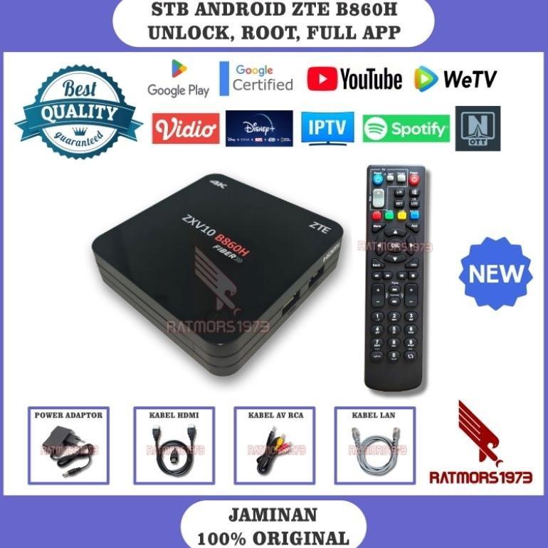 BEST DEALS STB Android Smart TV Box B86OH 4K Hybrid UNLOCK ROOT