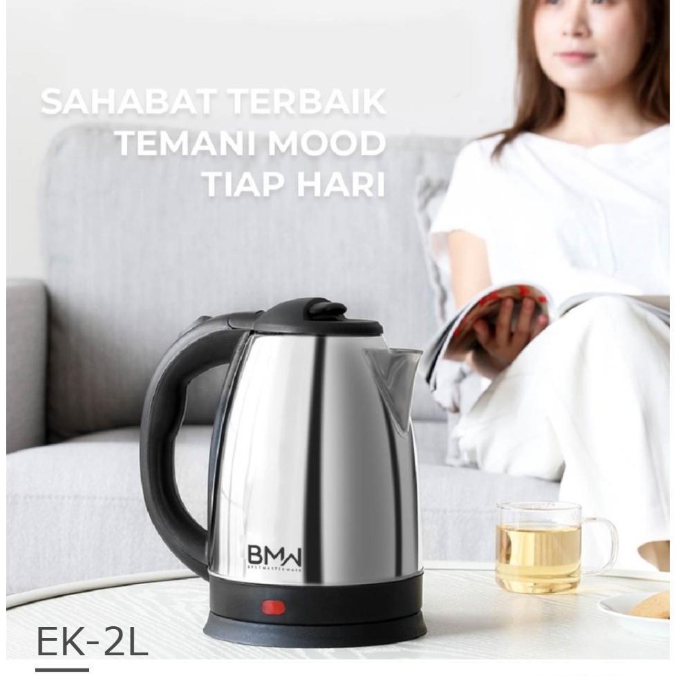 BEST DEALS TEKO LISTRIK BMW STAINLESS UKURAN 2 LITER / Teko Listrik