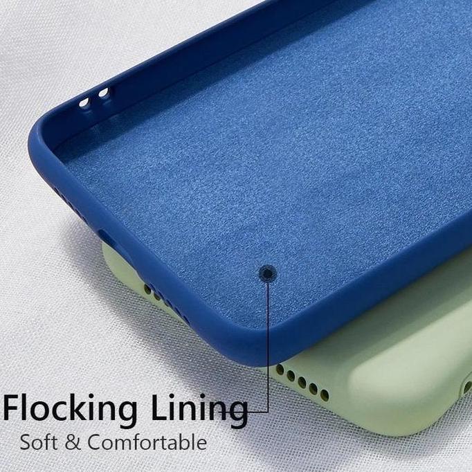 Case untuk Vivo V25 PRO Baby Skin FREE tali Microfiber Silicone Square Cover