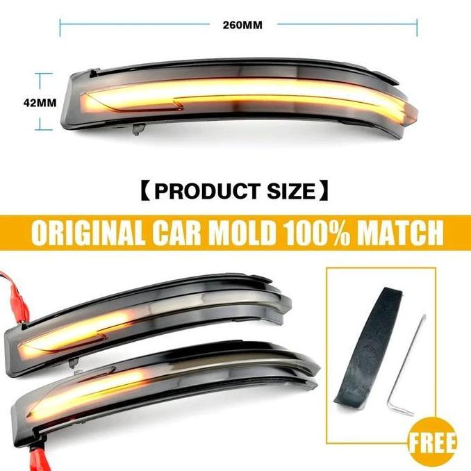 Lampu Sein Spion Nissan Xtrail T32 Navara Juke Serena Led Running