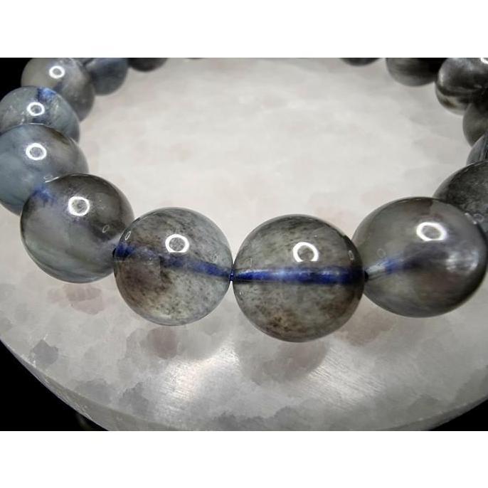 Gelang Batu Star Devil Aquamarine Quartz Full Natural Super 12mm C1483
