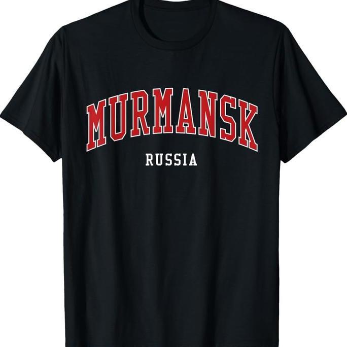 New KAOS MURMANSK RUSIA RUSSIA - BAJU RUSIA RUSSIA MURMANSK - SOUVENIR RUSSIA RUSIA BANYAK MODEL TYP