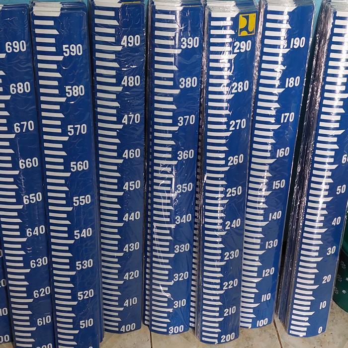 Peil Scale Schaal papan ukur air 8 meter