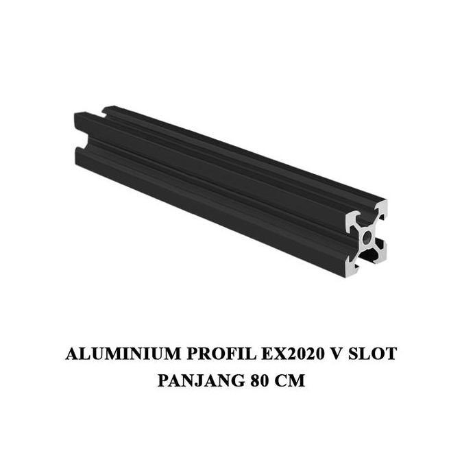ASTAROL EELIC ALM-EX2020VS Panjang 80cm Aluminium pofile exstrusion Vslot 2020 CNC 3D PRINTER