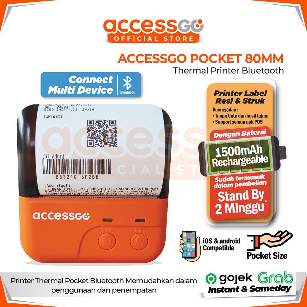 Printer Thermal 80mm Bluetooth accessgo Printer