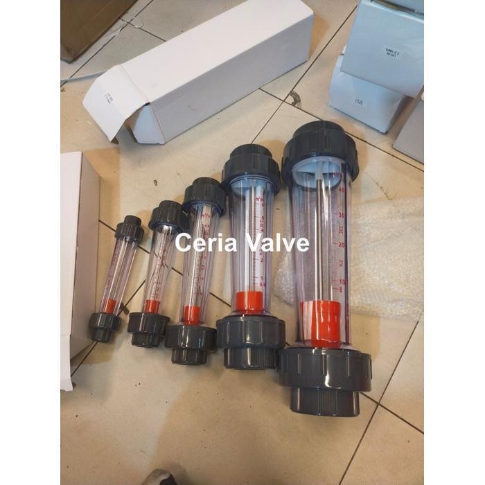 Rotameter Flowmeter 2'' inchi LZS-65D / Rotameter Tabung Pelastik 2'' Inchi LZS-65