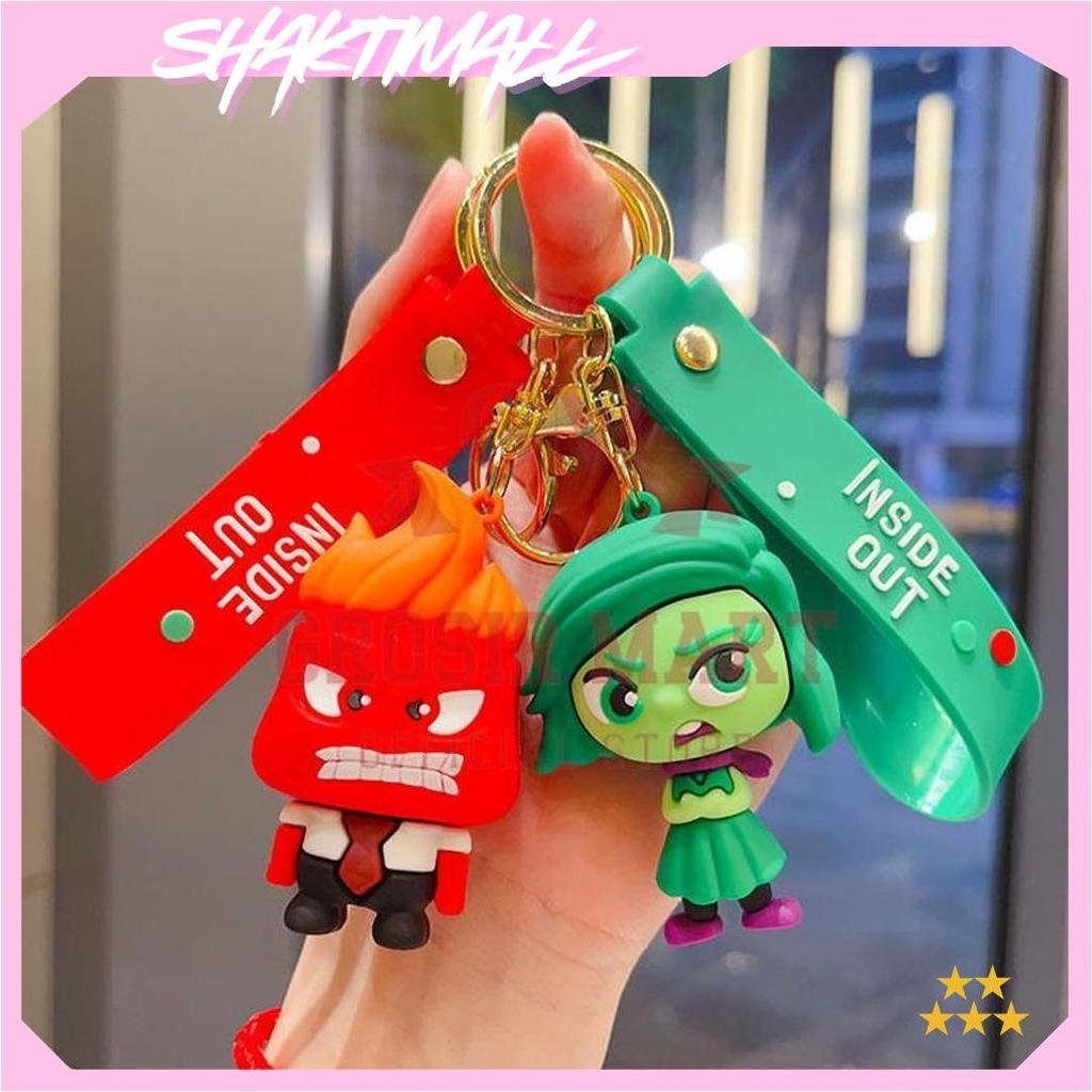Gantungan Kunci Inside Out Silikon Besar / Ganci Inside Out / Ganci Boenka Inside Out / Gantungan Ku
