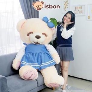Boneka Giant Beruang Santa Boney Bonita Jumbo 1,5m Istana Boneka