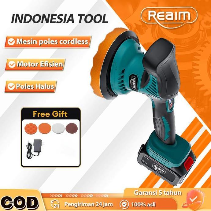 SISIMANG_BENANG - REAIM MESIN POLES CORDLESS POLISHER MOBIL MESIN POLISHER ALAT POLES MOBIL MESIN PO
