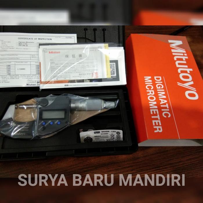 MITUTOYO 293-340-30 DIGIMATIC MICROMETER 0-1" DIGITAL MICROMETER