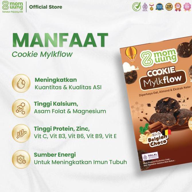 nisa_fadepo - mom uung cookie mylkflow - snack sehat pelancar asi - tinggi protein rendah gula