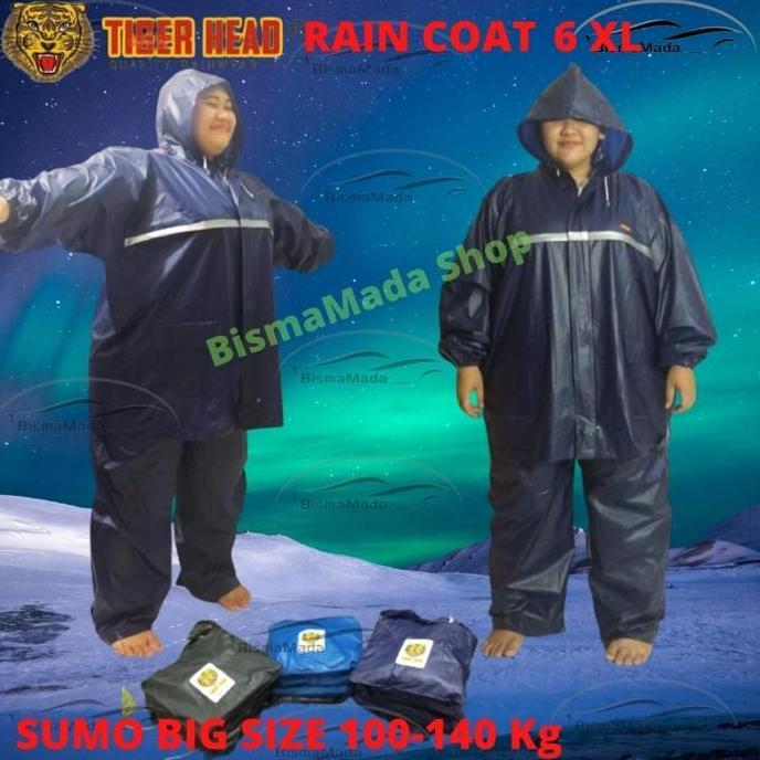 Jas Hujan Mantel SUMO 6XL 6XL Jaket Ukuran Besar Jumbo Xxxxxxl