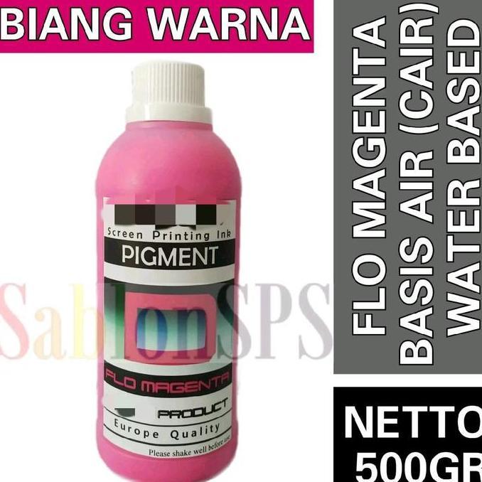 BIANG WARNA SABLON FLO MAGENTA 500GR  PIGMEN SABLON