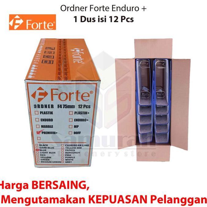 Ordner Forte Premium Enduro + Laminasi Ukuran Kuitansi / A5 Punggung 75 mm / Map File 2 Lubang / Bol