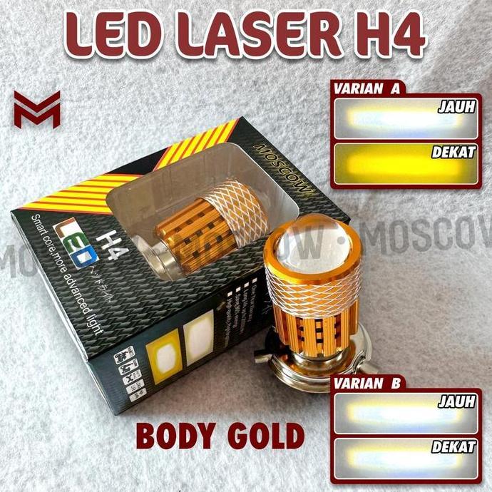 Xifa_nurabdilah - LAMPU TEMBAK H4 MOTOR MOBIL HEADLAMP 18WATT 8V-80V LIFETIMES 20.000 HOURS AC DC HI