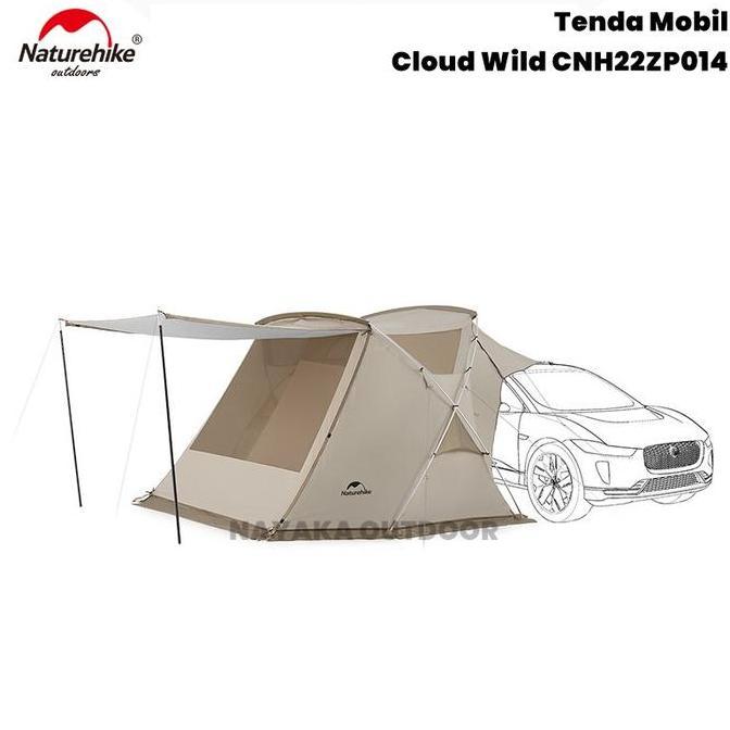 Tenda Mobil Naturehike CNH22ZP014 Cloud Wild Car Side Tenda Camping Keluarga Glamping Estetik Family