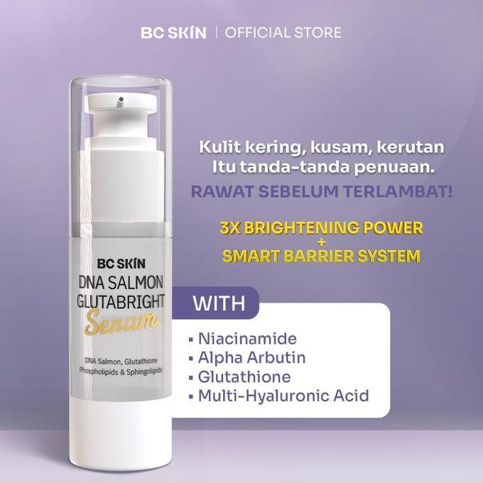 ARUMKIKI_VARIAN - [ BUY 1 GET 1 FREE ] BC SKIN DNA SALMON SERUM WITH GLUTABRIGHT - SERUM DNA SALMON 