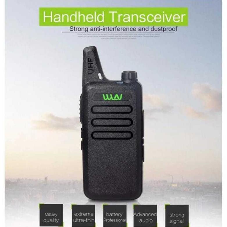 ISI 2 HT WLN WARNA BLACK | HT WLAN SEPASANG UHF TWO WAY | RADIO KOMUNIKASI TAKTIS MEMPERMUDAH  KOMUN