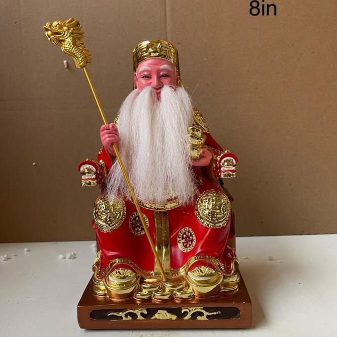 Patung Dewa Hok Tek Ceng Sin Tuapekong 8 inch