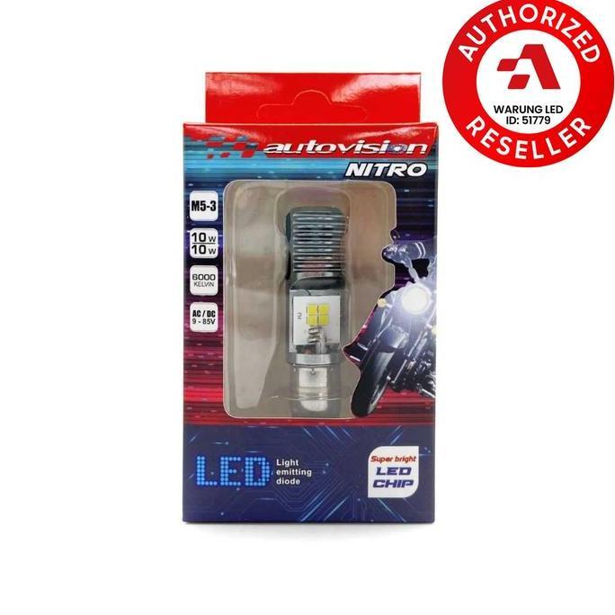 Xifa_nurabdilah - LAMPU LED DEPAN MOTOR SUPRA SUPRA X OLD TIGER MEGAPRO PRIMUS CB150R H6 KAKI 3 AUTO