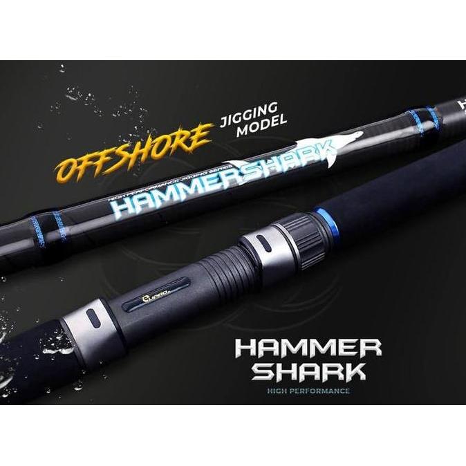 Eupro Joran Pancing Spinning Hammer Shark 562 168cm Carbon Super Ringan Kuat dan Sensitive Full Fuji