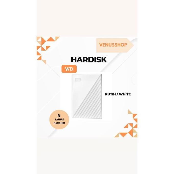 NEW WD PASSPORT HDD EXTERNAL 1TB / WD HDD EXT 1 TB GARANSI RESMI
