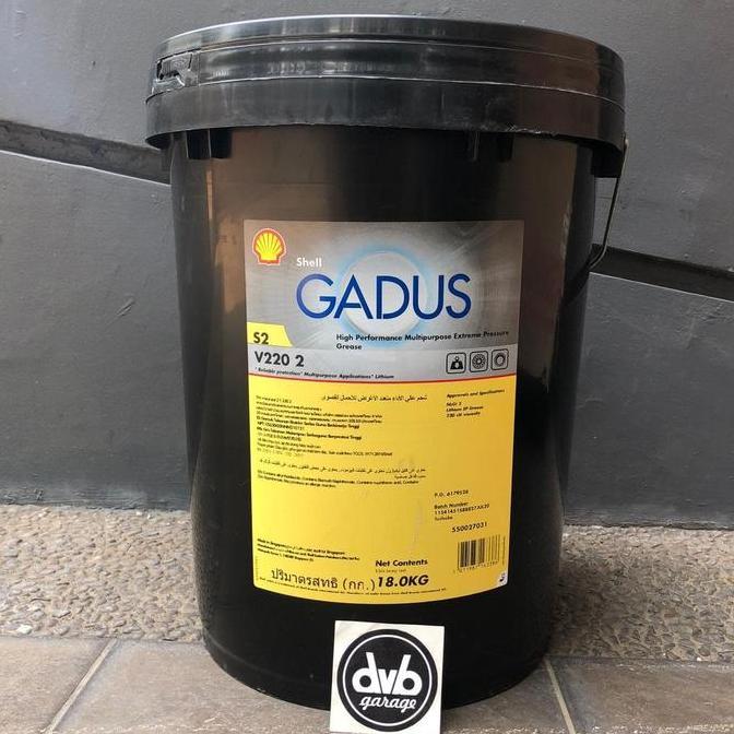 TENNIME Shell Gadus S2 V220 2 Grease - Kemasan Pail 18kg Gemuk
