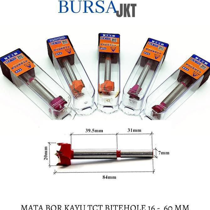 REDDAR 16 MM FORSTNER BIT MATA BOR HOLE SAW ENGSEL SENDOK KAYU TRIPLEK