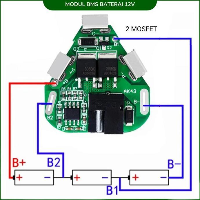 KOLANAME BMS Modul Sparepart Baterai Jld Ryu Modern PROTOK