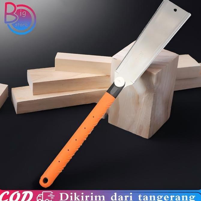REDDAR 57cm Gergaji Kayu Super Tajam Jepang Gergaji Kayu Jepang Dua Sisi Gergaji Tajam Jepang Graji 