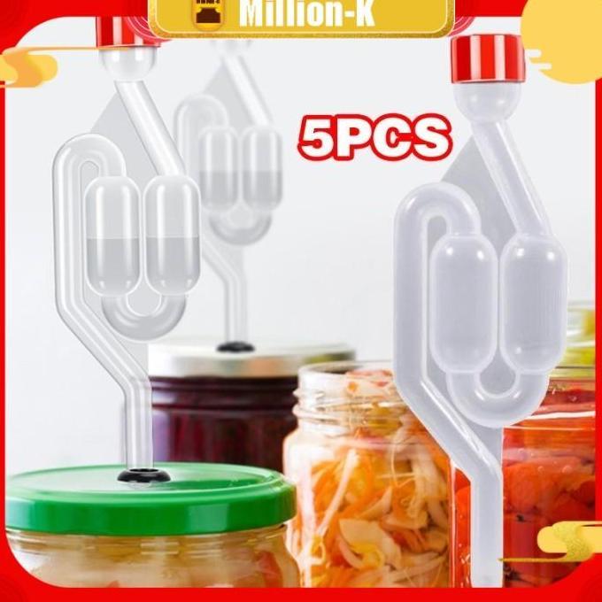 VIRYEOU Airlock Fermentasi Galon Plastik / Alat Fermentasi Wine / Airlock Fermentasi Wine Galon PROT