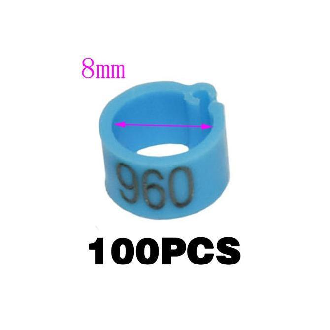 DAX 100Pcs Ring Klip Burung Merpati / Ring Merpati Plastik / Ring Clip Merpati PROTOK
