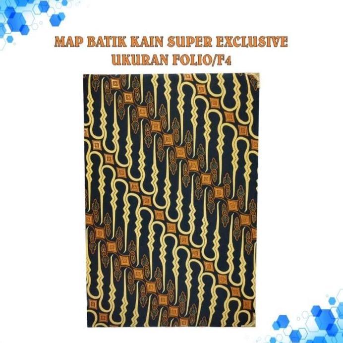 map batik  ukuran f4 / folio | map ijazah, map sertifikat, map berkas Kuning