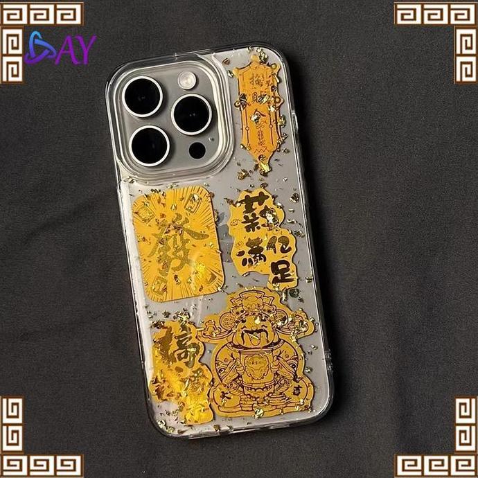 JARAGGE 5pcs Jimat Penarik Uang Cocok Untuk Hand Phone Jimat Penarik Uang Chinese Feng Shui Amulet K